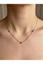 Steel Gold Evil Eye Necklace