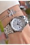 Brand Rose Silver Color Women's Wristwatch - Bracelet - 3