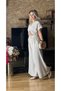 Women's Front Gathered Blouse Wide Leg High Waist Linen Double Suit - 4