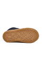 Navy Blue Suede Lace-Up Zippered Baby Boy Boots - 5