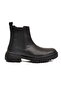 Black Men's Chelsea Boots with Fleece Inside - 2