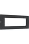 Himel 7-module switchgear frame, black - 2