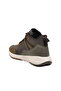 Khaki Lace-Up Unisex Sneaker Boots - 4