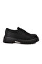 Black Suede Thick Sole Women's Casual Shoes - 2