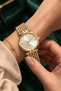 Shelin Women's Steel Watch Gold Vintage Round Case Luxury Elegant Stylish Women's Wristwatch - 4