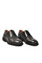 Black Genuine Leather Men's Classic Shoes - 3