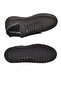 Black Nubuck Genuine Leather Fur-Lined K Non-Slip Men's Flat Boots - 5