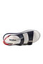 Navy Blue White Red Boy's Flat Sandals - 5