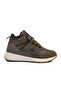 Khaki Lace-Up Unisex Sneaker Boots