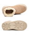 Mink Nubuck Fur-Trimmed Women's Flat Boots - 5