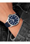 Mensor PEWJN0020901 Men's Watch with Silicone Strap, 5 Bar Water Resistance, 43 mm, Blue - 5