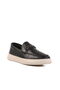 Black Genuine Leather Men's Casual Shoes - 3