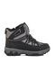 Black Smoked Unisex Kids Outdoor Boots
