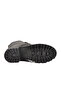 Black Floater Women's Heeled Boots with Fleece Inside - 5