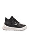 Black and White Velcro Boys Hi Sneaker