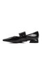 Black Patent Leather Women's Evening Dress Shoes - 2