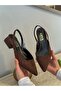 Coffee Suede (Terry) Women's Ballet Flats - 6