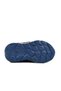 Navy Blue Green Velcro Boys' Sports Shoes - 5