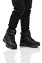 Black Fleece Zippered Boys' Flat Boots