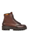 Brown Genuine Leather Flat Men's Boots Premium