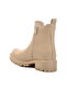 Beige Ankle Flexible Women's Boots - 4