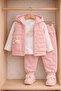 🐰   Rabbit Embroidered Vest Set 3-Piece Baby Girl Set - 4