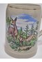 Vintage Tankart German Beer Glass with Gazelle Figure 13.5cm - 3