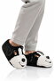 Black Dog Patterned Unisex Slippers