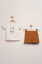 Summer Printed T-Shirt and Shorts 2-Piece Set
