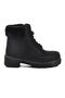 Black Emerald Women's Heeled Boots with Fleece Inside - 2