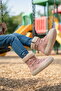 Powder Zippered Girls' Flat Boots - 3