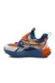 Navy Blue Green Velcro Boys' Sports Shoes - 2