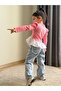 Eid Girls' Denim Pants Two-Piece Set - 2