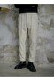 Parachute Fabric Waist Tie-Detail Pants Stone