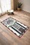 Mihrap Patterned Digital Print Pcs Non-Slip Sole Washable Prayer Rug