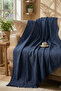 100% Cotton Buldan Handmade B Herringbone Patterned King Size P Tasseled K Sofa Cover 180X300 cm - 5