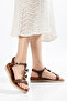 D0761 Daily Orthopedic Metal-Accented Women Sandals - 3