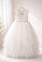 Sequined Girls' Evening Dress 10-14 Years Old, Fluffy, Princess Model, Graduation, Wedding - 4