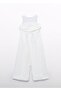 Mayoral Abel Lula Girls' Brighton Evening Dress Jumpsuit White - 3
