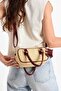 Straw Women's Handbag with Bag Accessories Shoulder Bag - 2