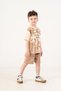 3-4-5-6 Years 100% Cotton Shorts Suit for Boys - 4