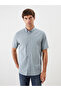 Regular Fit Linen Blended Men's Shirt