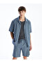 Esvab • Modern & Distinctive Comfortable Fit Short Sleeve Linen Blend Men's Shirt - 2
