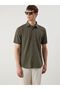 Regular Fit Linen Blended Men's Shirt
