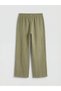 Trendlucky Women's Textured Trousers with Elastic Waist and Difference in Color - 3