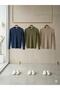 3-Piece Men's Slim Fit Crew Neck Corded Fabric Knit Sweater – Premium Cotton Blend - 2