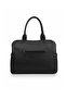 Women's Shoulder Bag Large Wide Volume Stylish Daily Bag Leather Documents Clutch Bag Black - 5