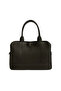 Women's Shoulder Bag Large Wide Volume Stylish Daily Bag Leather Documents Clutch Bag Black - 2