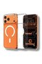 iPhone 17 Pro Max / 18 Pro Max Compatible Magsafe Transparent (Pc Hard) Material Non-Yellowing Case Shock and Scratch Resistant