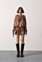 Sahara bohemian layered mini dress with Tie-Detail neckline - 4